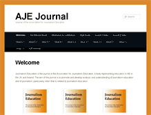 Tablet Screenshot of journalism-education.org